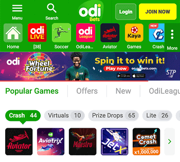 Visit the Odibets website Visit the Odibets website